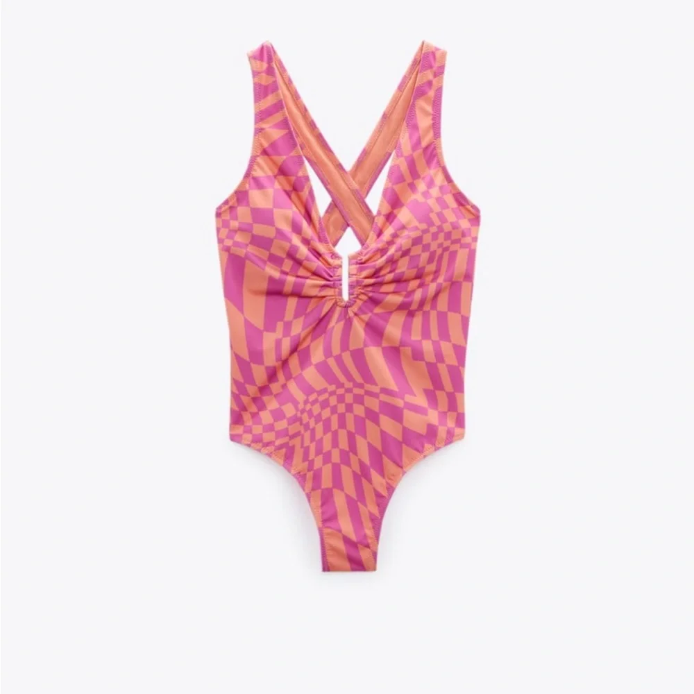 ZARA PRINTED SWIMSUIT